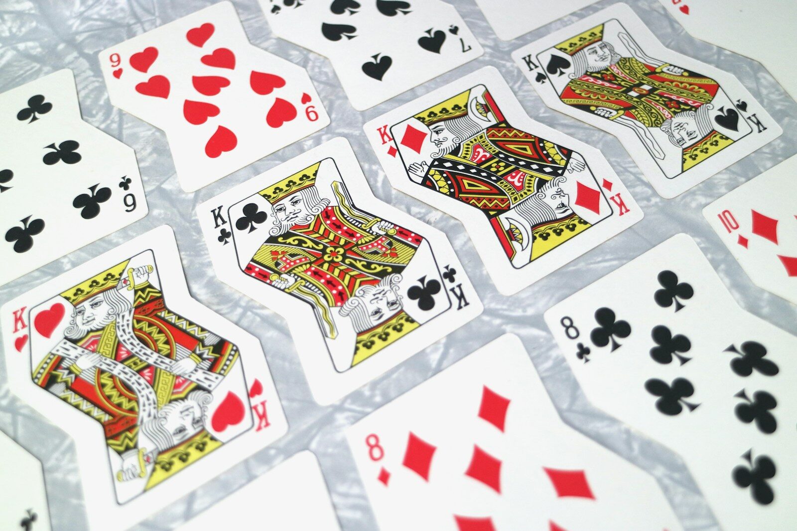 a group of cards